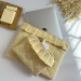 Butter yellow laptop sleeve with ruffles