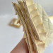 Butter yellow tablet sleeve with ruffles