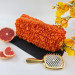 Large Grapefruit Orange Cosmetic Bag