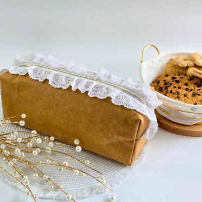 Large Kraft strawberry jam bag