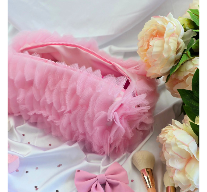 Large Pink Dollette Cosmetic Bag