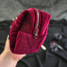 Medium Burgundy Goth Cosmetic Bag