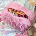 Medium Pink Dollette Cosmetic Bag 