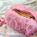 Medium Pink Dollette Cosmetic Bag 