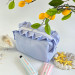 Medium Sea Vibe Cosmetic Bag with Ruffles