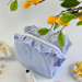 Medium Sea Vibe Cosmetic Bag with Ruffles