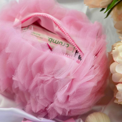 Small Pink Dollette Cosmetic Bag 