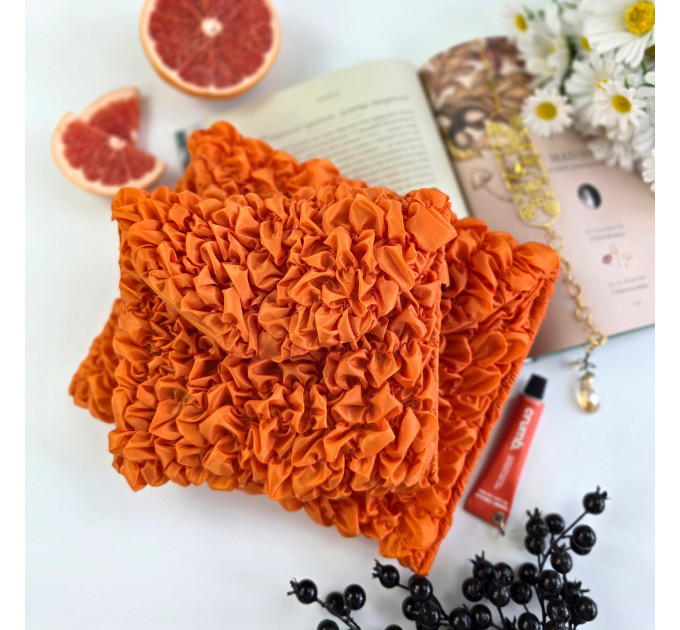 Grapefruit Orange Book Sleeve with magnetic closure