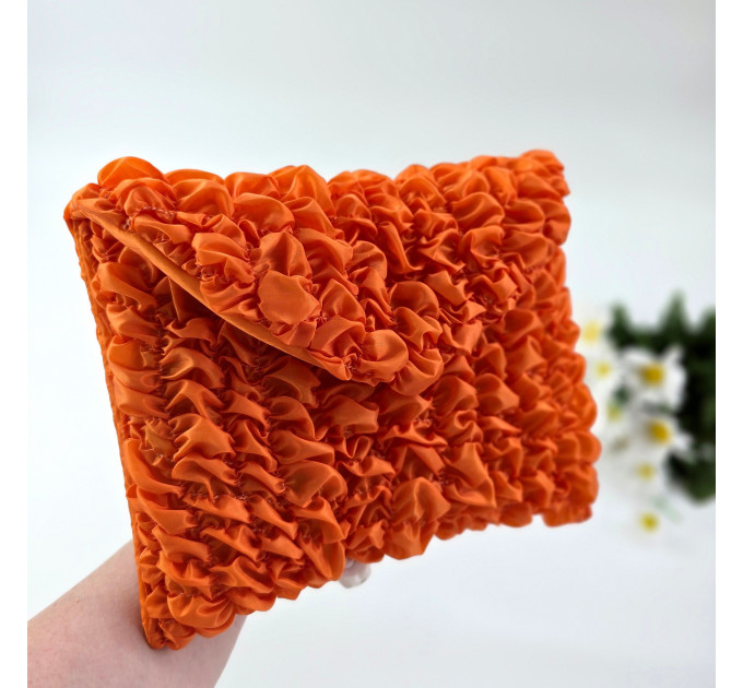 Grapefruit Orange Book Sleeve with magnetic closure