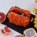 Small Grapefruit Orange Cosmetic Bag