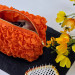 Small Grapefruit Orange Cosmetic Bag
