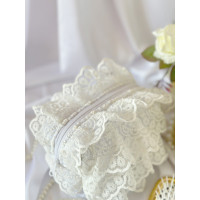 Small lace rococo cosmetic bag