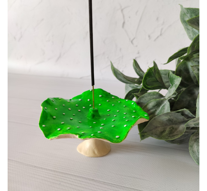 Amanita mushroom incense or jewelry holder